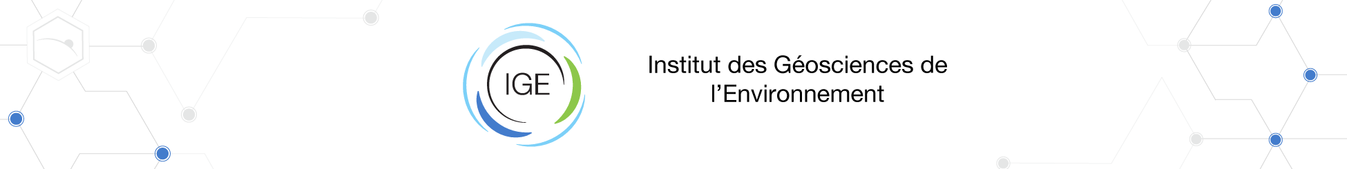 Logo IGE - Institut des Géosciences de l'Environnement